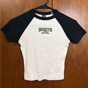 Wild Fable Brooklyn Black and White Shirt